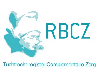 Overkoepelende vereniging is TCZ - RBCZ tuchtrecht register complementaire zorg 